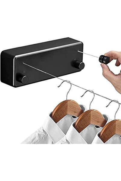 Generic حبل غسيل قابل للسحب من GGEROU (خط مزدوج) - حبل غسيل شديد التحمل لتجفي...