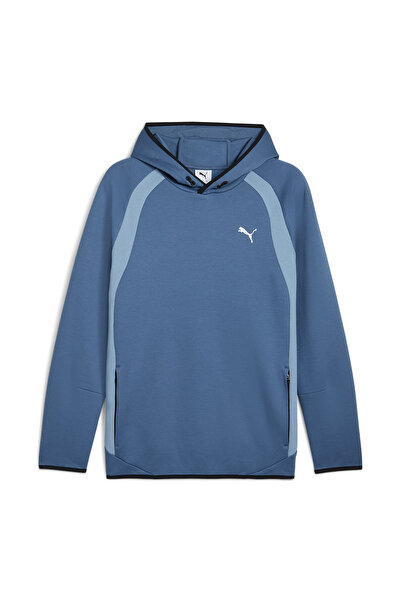 Puma Evostripe Hoodie Dk Erkek Mavi Günlük Stil Sweatshirt 68823080