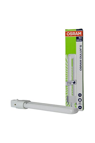 Generic Osram G23 Dulux S Lamp in Cool CFL Bulb - 9 W, White