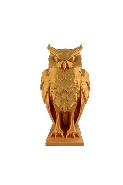Vera 3D Golden Owl Decorative Sculpture Model