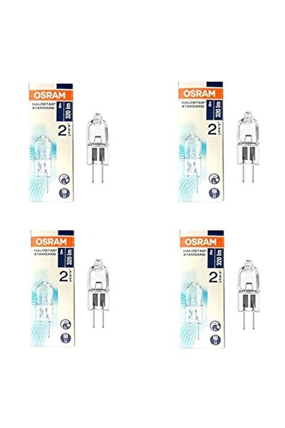 Generic Osram Home Decorative Halogen Capsule Bulb, 20W G4, 12V, (Pack of 4)