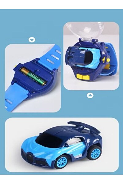 Nonbranded لعبة سيارة صغيرة مع ساعة بجهاز تحكم عن بعد