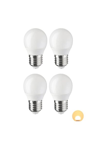 Generic عبوة من 4 مصابيح كرة جولف غير لامعة بقوة 2 وات e27، لمبة لولبية e27، ...