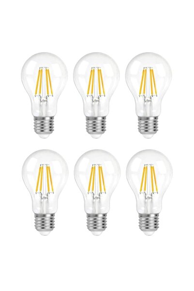 Generic مصباح ليد 6 وات من بيكسلايتس، أبيض دافئ 3000 كلفن، قاعدة E27، 600 لوم...