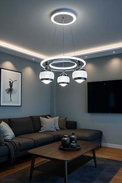 SimaAvize Sima Avize Sr 955 Krom 3'lü Avize