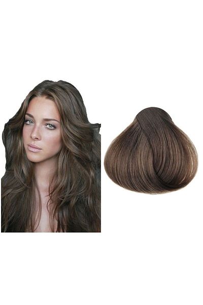 Fanola Vopsea de păr 7.1 Permanentă Tehnică - Cremă de Culoare Blond Mediu Cenușiu 100ml