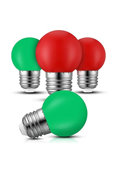 Generic لمبات إضاءة LED ملونة من Azonee، 4 قطع لمبات إضاءة G14/ G45، 1 وات 22...