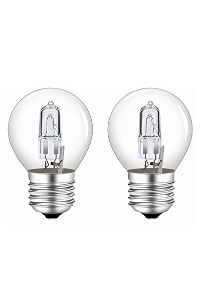 Generic عبوة من 2 لمبة كرة جولف G45 قابلة للتعتيم بقوة 28 واط E27، 2700 كلفن،...