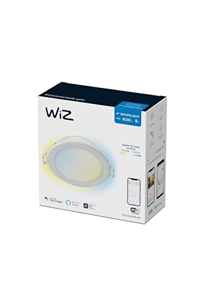 Generic Wiz Downlight Wi-Fi Tw/9W Rd4" Warm To Cool Whites