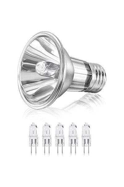 Generic مصابيح هالوجين للزواحف SYOSI E27 50 واط قابلة للتعتيم UVA/UVB طيف كام...