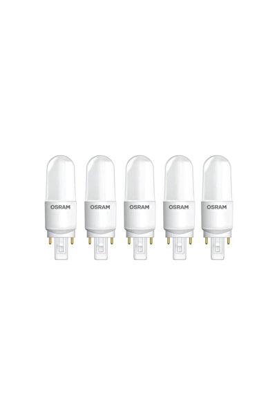 Generic لمبة LED من Osram G24D بمقبس ثنائي السنون بقوة 10 وات (5، أبيض دافئ)