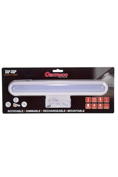 Generic OSHTRACO 8 LED TOUCH CONTROL RECHARGEABLE TAP LIGHT WITH ROTATABLE HE...