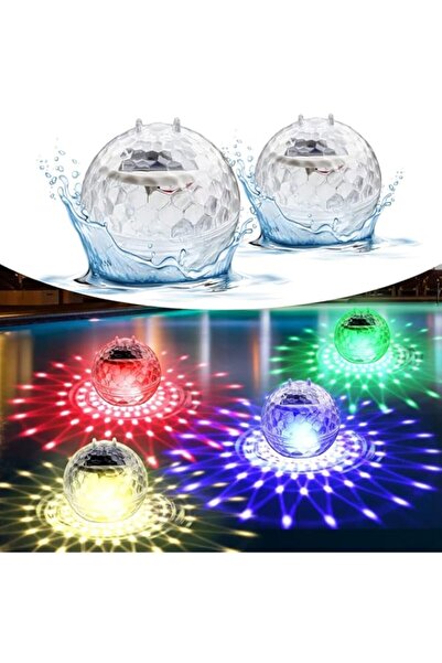 Generic Solar Floating Pool Lights, Pool Lights That Float with RGB Color Cha...