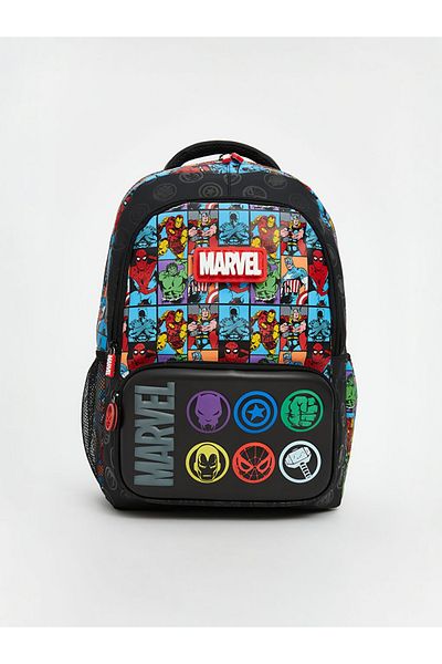 LC Waikiki ACCESORII LCW SEZON NOU Geantă de școală pentru băiat cu imprimeu Marvel