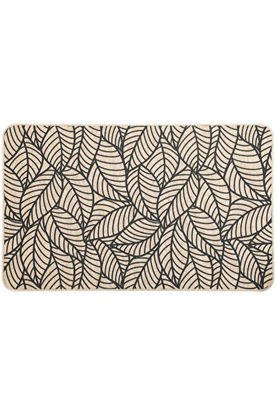 Luance سجادة مطبخ مستطيلة مطبوعة بأوراق الغابة 50 × 80 سم