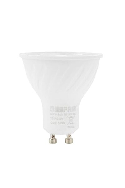 Generic Geepas 7W GU 10 Bulb- GESL55099| 560 Lumens, Warm White 3000 K| Energ...