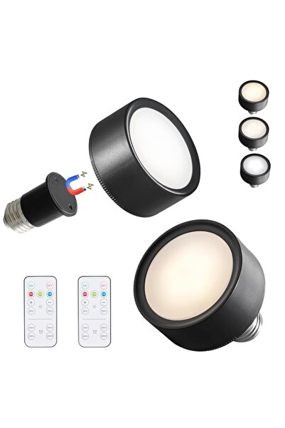 Generic مصابيح إضاءة تعمل بالبطارية المغناطيسية مع جهاز تحكم عن بعد، مصابيح L...