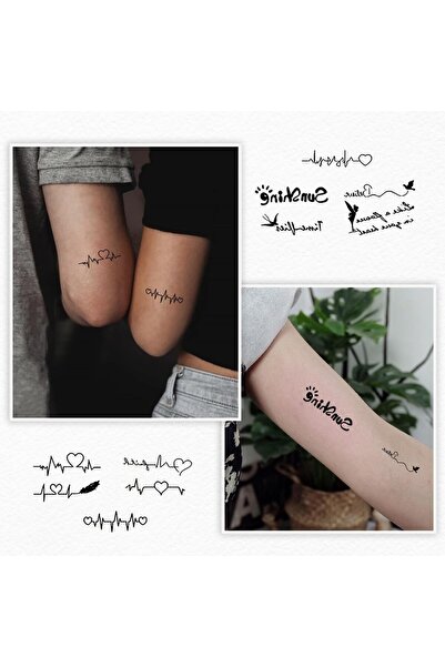 Flippy Set 30 Temporary Tattoos, Flippy, Water-based, Model 5, Black