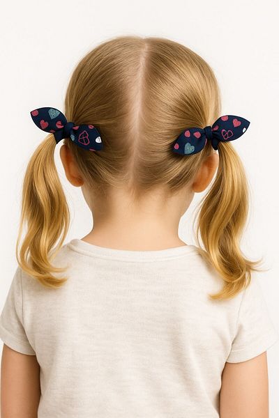 SeaBubbles Rabbit Ear Elastic Buckle 4 Pieces Standard Dark Blue