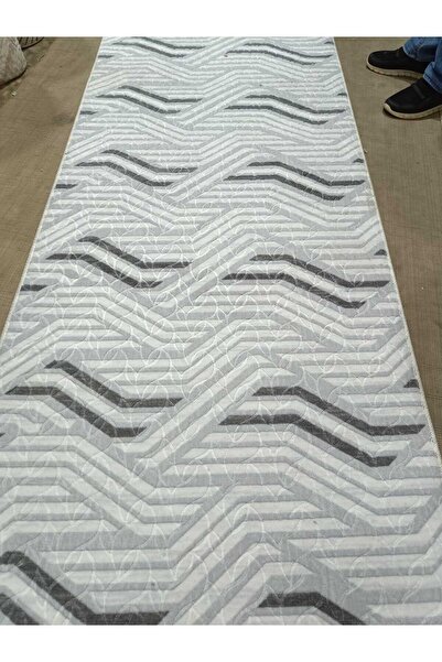 Nesrin KESME HALI YOLLUK KAYMAZ JEL TABAN GRİ FÜME