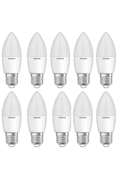 Generic Osram E27 2700K 4.7W Classic B40 LED Bulb, Warm White, 10-Pack