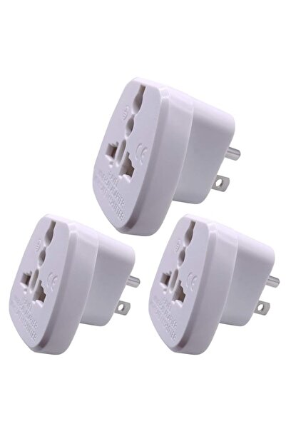Generic US/CA/JP Type B Adaptor Plug with Flat Blades/Round Grounding Pin and...