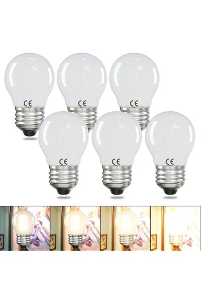 Generic لمبة ليد بونلوكس E27، لمبة ليد غير لامعة 5 وات، لمبة لولبية مكافئة 40...