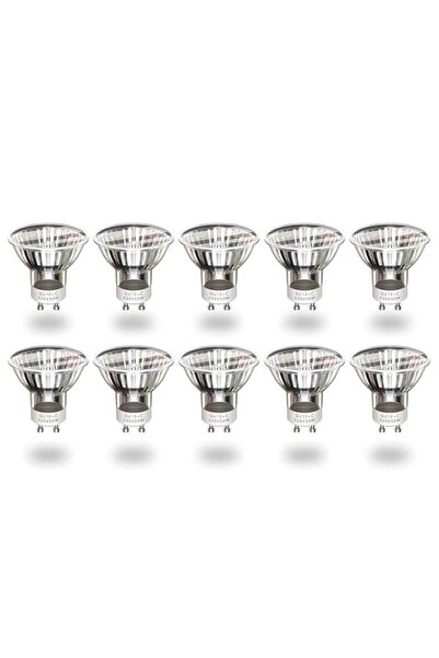 Generic لمبات إضاءة هالوجين GU10 قابلة للتعتيم من BrightArk، 50 واط، لون أبيض...