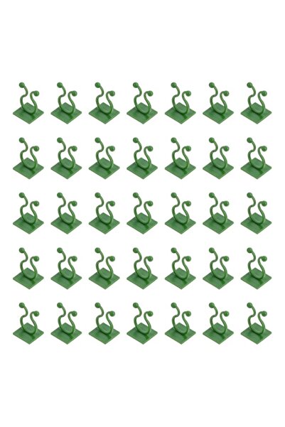 Generic Yarnow Plant Climbing Wall Fixture Clips Self-Adhesive Hook Invisible...