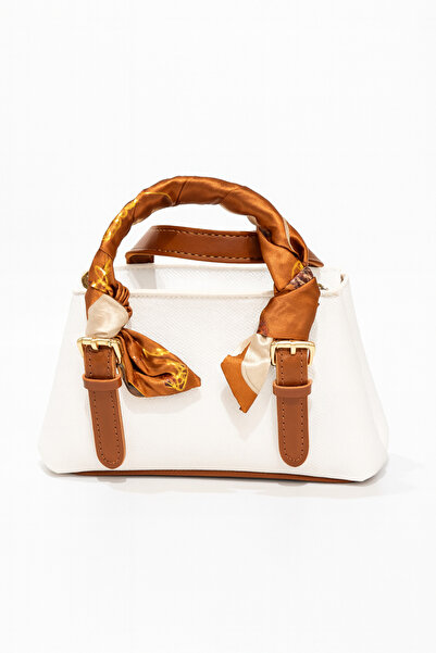 Nova Women's White Tan Mini Hand and Shoulder Bag