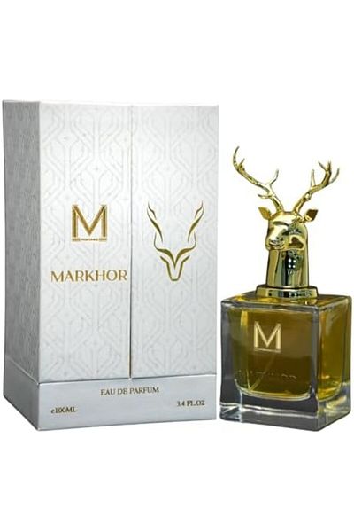 VM PERFUMES MARKHOR Eau De Parfum – Luxury Spicy Leathery Perfume for Men | Musk Ghazal, Resin & Oud (100ml)