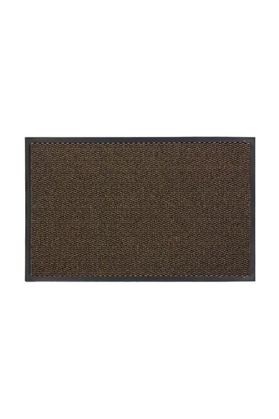 TOPI TOY Decorative door mat, with print, 80X50 cm, brown with black