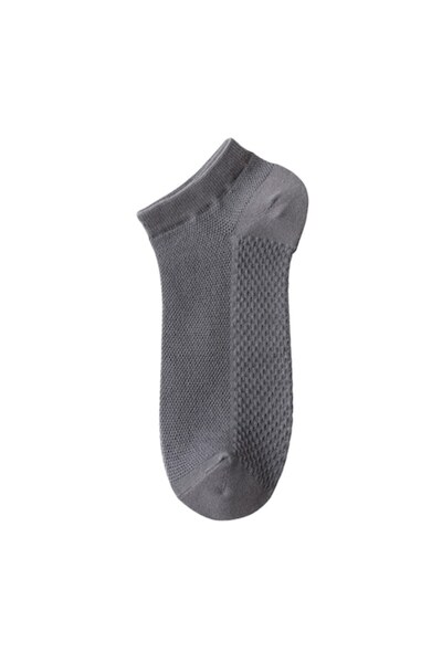 OEM Set of 3 pairs of men's socks, short and comfortable, cotton, dark gray, size 41-46 E