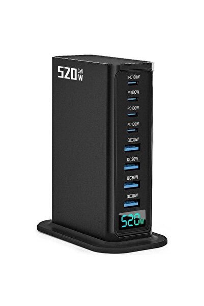 OEM Stație de încărcare rapidă multiport 520W pentru telefon, laptop, tabletă, ceas inteligent