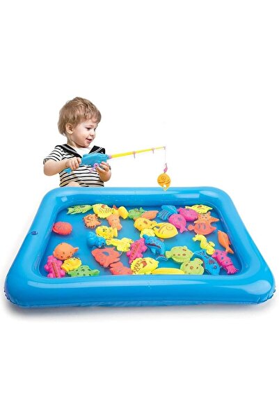 Fun Moment Fishing Game with Inflatable Pool
