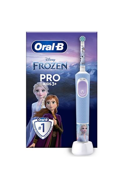 Oral-B Electric Toothbrush Pro Kids Frozen for children, 2D Cleaning, 2 programs, 1 brush head, 4 st