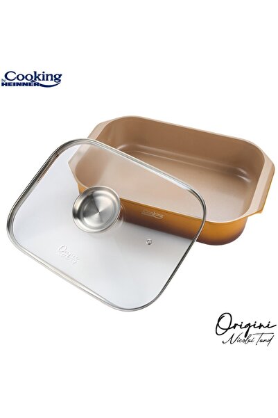 Cooking by Heinner Plech do trouby Origini, litý hliník, keramický povlak, 39x26x8,5 cm, 6 l