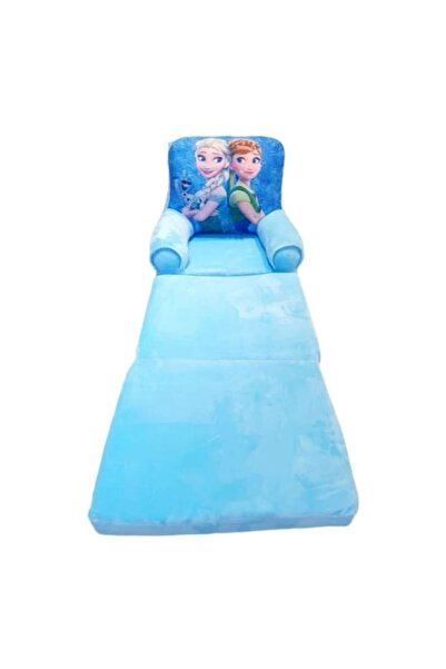 MASHASHOP Extendable Armchair for Kids, Frozen, Ana and Elsa, 3 Panels, Multicolor, 160 cm