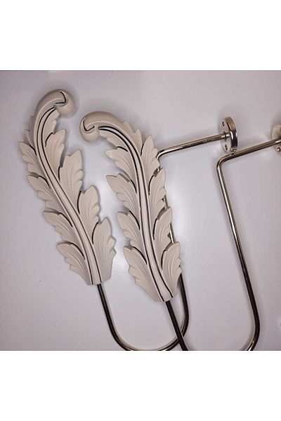UKY Double Curtain Tie-Up Apparatus Leaf U Renso Bronze Tumbled