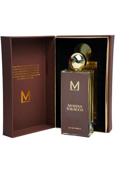 VM PERFUMES Arabian Tobacco Eau de Parfum 100ml – Oriental Fragrance with Tobacco, Oud & Leathery Notes