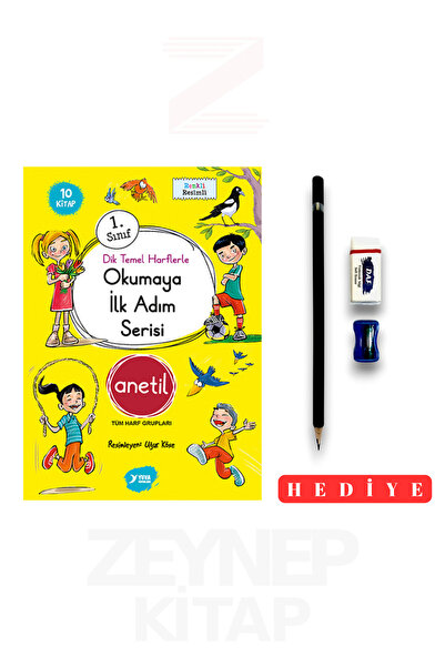 Yuva Yayınları First Step to Reading with Upright Basic Letters Series Anetil...