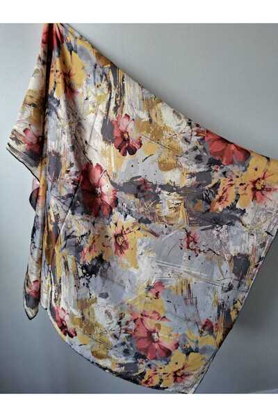 Guzeka وشاح إفصن الناعم الفاخر - رمادي