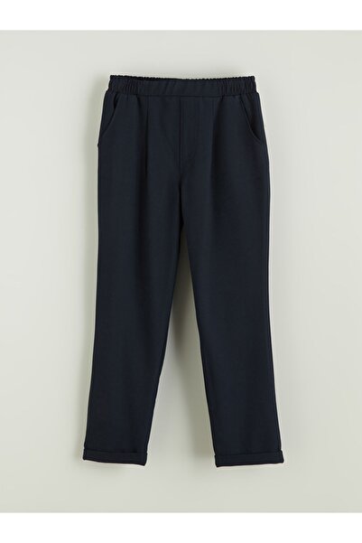 LC Waikiki LCW Kids YENİ SEZON Beli Lastikli Pileli Kız Çocuk Pantolon