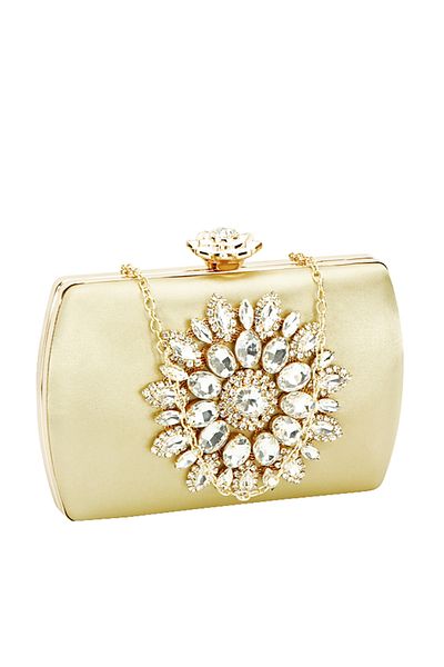 SOFILINE Gold clutch with brooch BRS-210 06