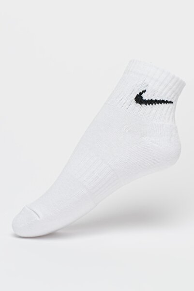 Nike ankle socks set, Dri-FIT Everyday Cush - 3 pairs (White/Black/Grey), XL
