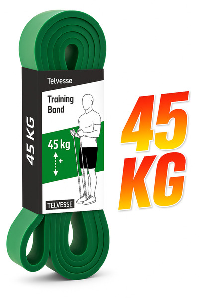 Ozsport 45 KG Direnç Bandı Kas Geliştirme Lastiği Fitness Pilates Cross Train...