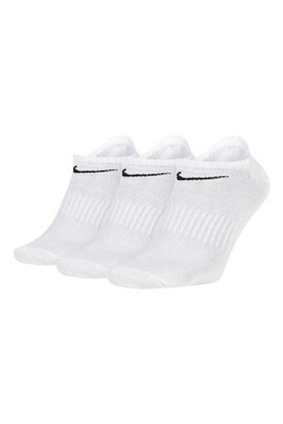 Nike Everyday Lightweight Socks - 3 Pairs, White, XL