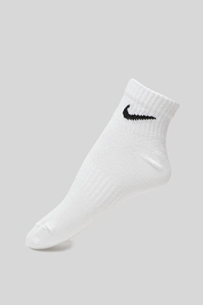 Nike unisex lightweight socks set with Dri-Fit Everyday technology - 3 pairs, White, XL
