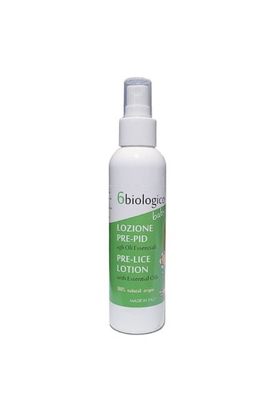 6biologico Anti-lice Lotion for Babies and Children, Vegan, 6BIOLOGICO, 200ml