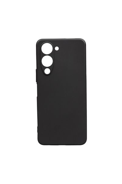 Fer10Tech Vivo Y5S Case Zore Piping Silicone - Black